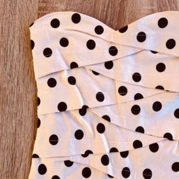 NWOT ASOS Polka Dot Bodycon Minidress - Picture 2 of 6